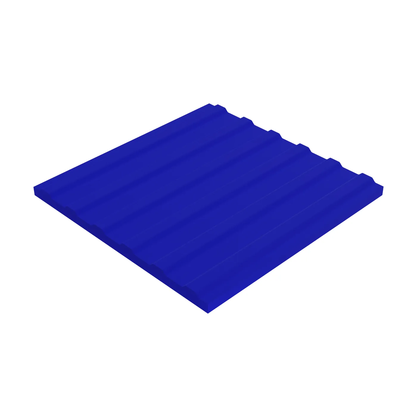 Piso podotáctil de Lineas en 30×30 cm en Concreto polimérico Color Azul