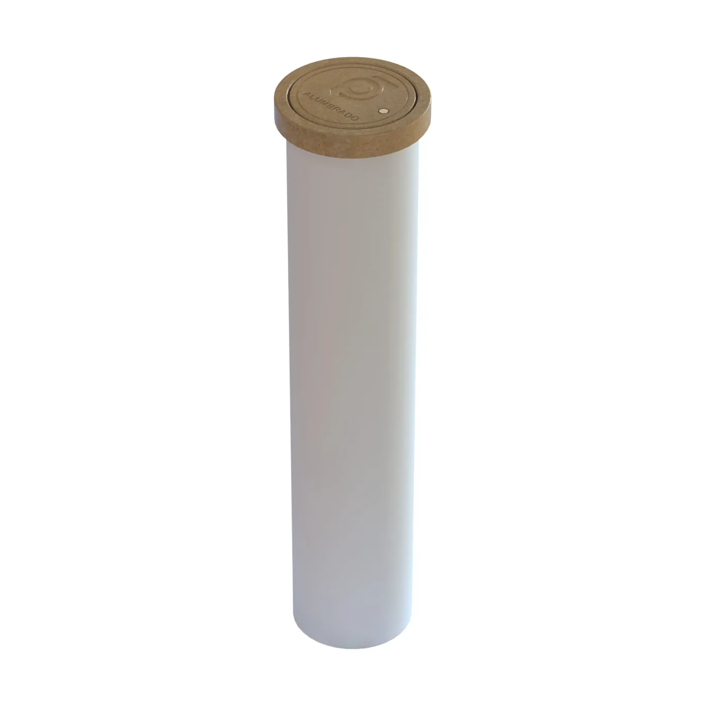 Registro Circular de 8" Aro y Tapa de Concreto polimérico y con Tubo PVC de 1 Metro de Largo