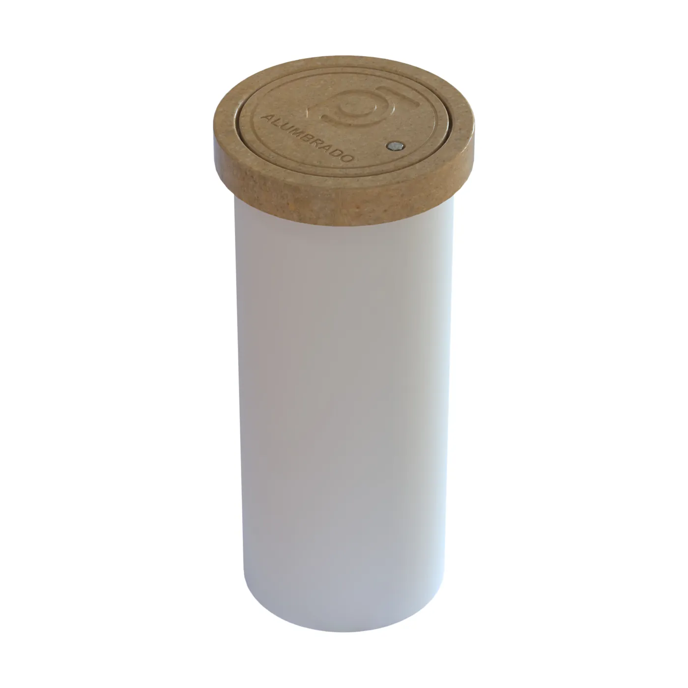 Registro Circular de 8" Aro y Tapa de Concreto polimérico y con Tubo PVC de 50 cm de Largo
