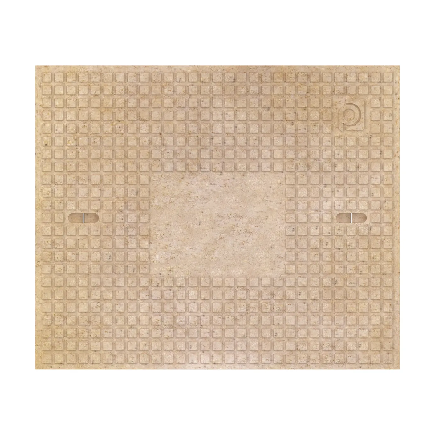 Tapa sin Leyenda de Telmex de 50×60 cm en Concreto polimérico