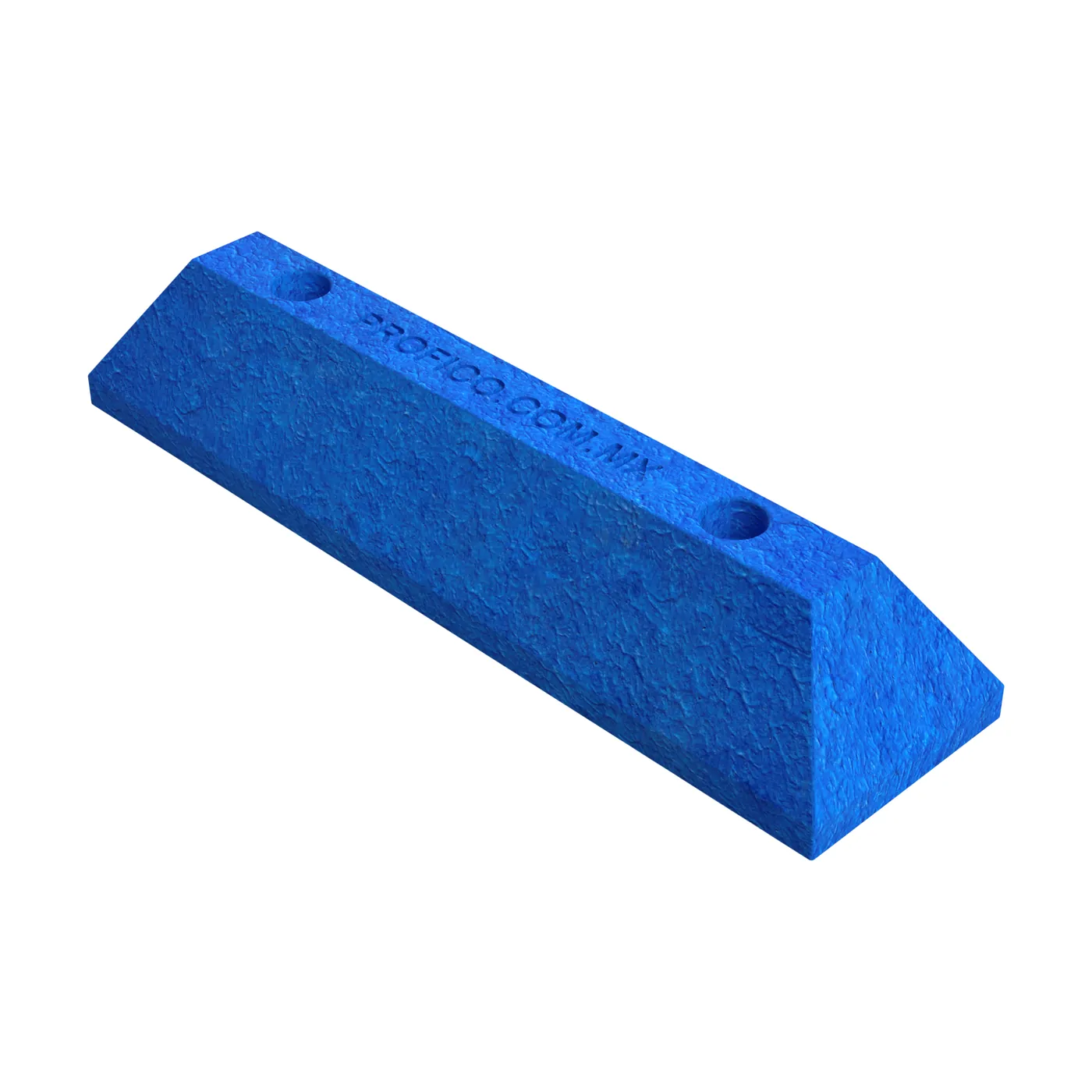 Tope para Estacionamiento de 15×60×10 cm Color Azul